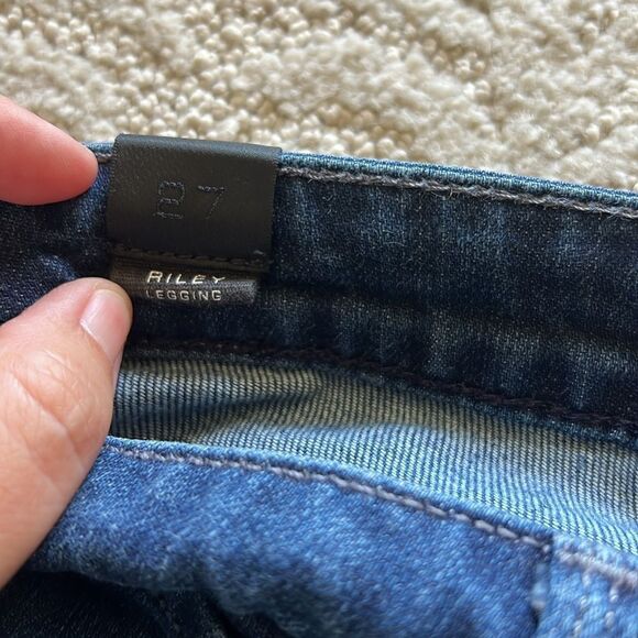 Vince Riley Blue Jean Legging 3rd Street Wash Size 27 - Picture 10 of 16